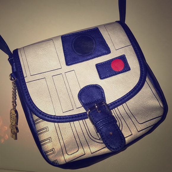 Lucas Films Handbags - Star Wars Purse/ R2-D2 Metallic Saddlebag NWOT